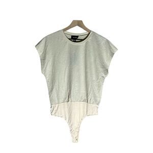 HEYSON Women's Short Sleeve Loose Fit Bodysuit - Size M
